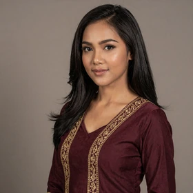 Mya Aye, a 28-year-old Burmese woman from Naypyidaw wearing traditional dress seeking American partner