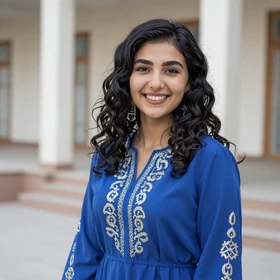 Manzura, a 25-year-old Tajik woman from Istaravshan with bright smile seeking Western husband for marriage