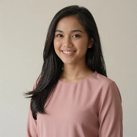 Nur Aisyah, a 27-year-old Malaysian Malay woman from Kuala Lumpur with long black hair and warm smile seeking Western partner