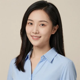 Mei Lin, a 28-year-old Chinese woman from Shanghai with long black hair and warm smile seeking Western partner