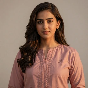 Fatima, a 24-year-old Pakistani woman from Karachi with wavy brown hair looking for meaningful relationship