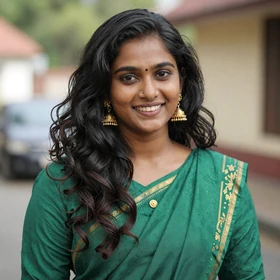 Sanduni, a 25-year-old Sri Lankan woman from Negombo with bright smile seeking Western husband for marriage