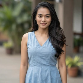 Boupha, a 28-year-old Laotian woman from Savannakhet in casual dress seeking American husband