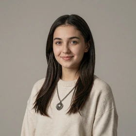 Elmira, a 23-year-old Kyrgyz woman from Karakol with hazel eyes looking for American partner