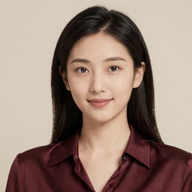 Xiao Wei, a 27-year-old Chinese woman from Shanghai with elegant features and sophisticated style seeking Western partner