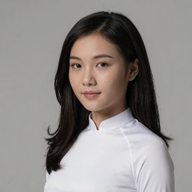 Linh, a 24-year-old Vietnamese woman from Ho Chi Minh City in traditional ao dai dress seeking Western partner